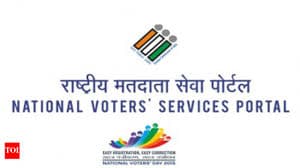 Screenshot of Voter Service Portal tool